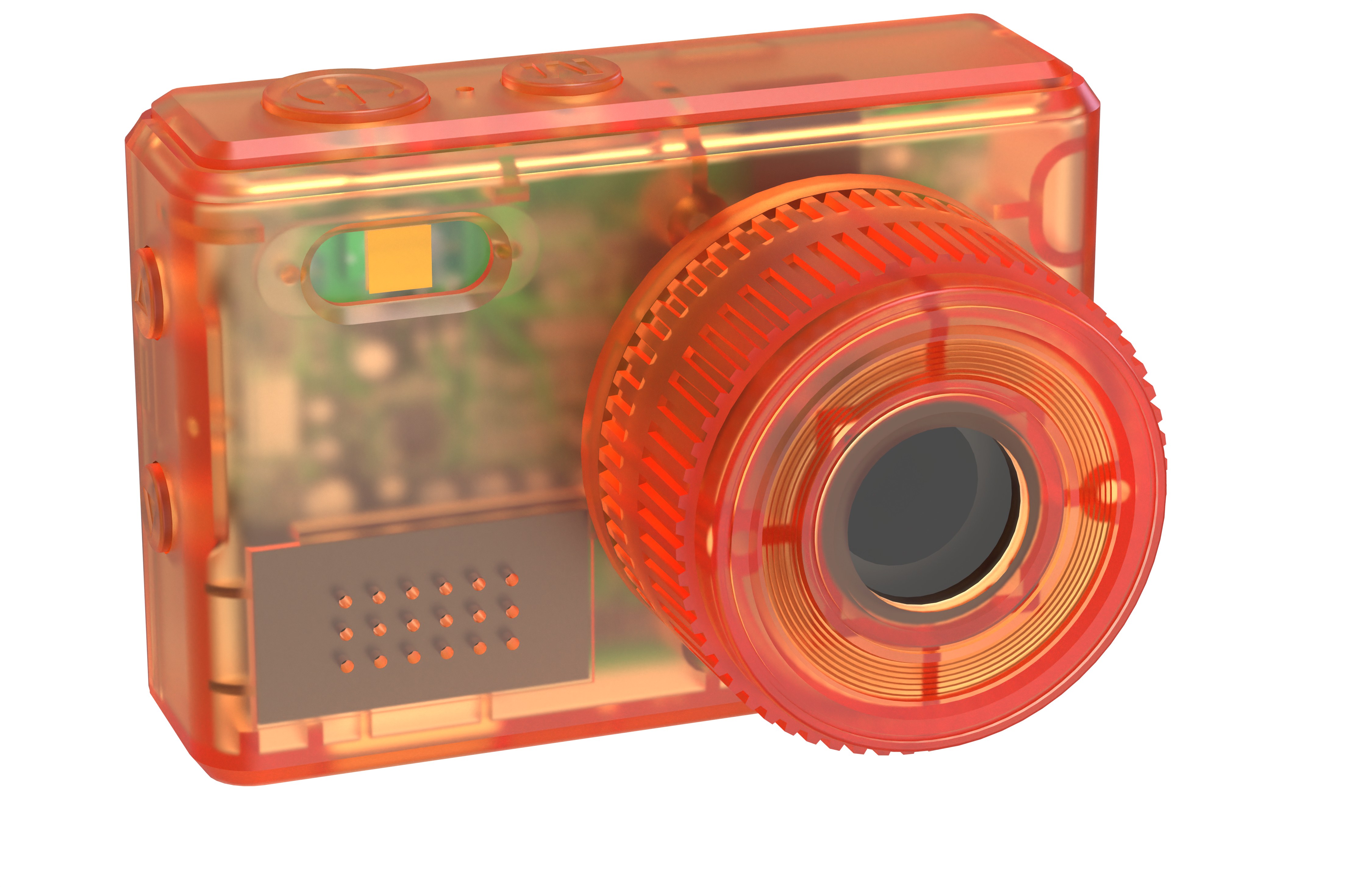 DC22T Transparent Mini Camera | 1080P Pocket Video Recorder | 0.96