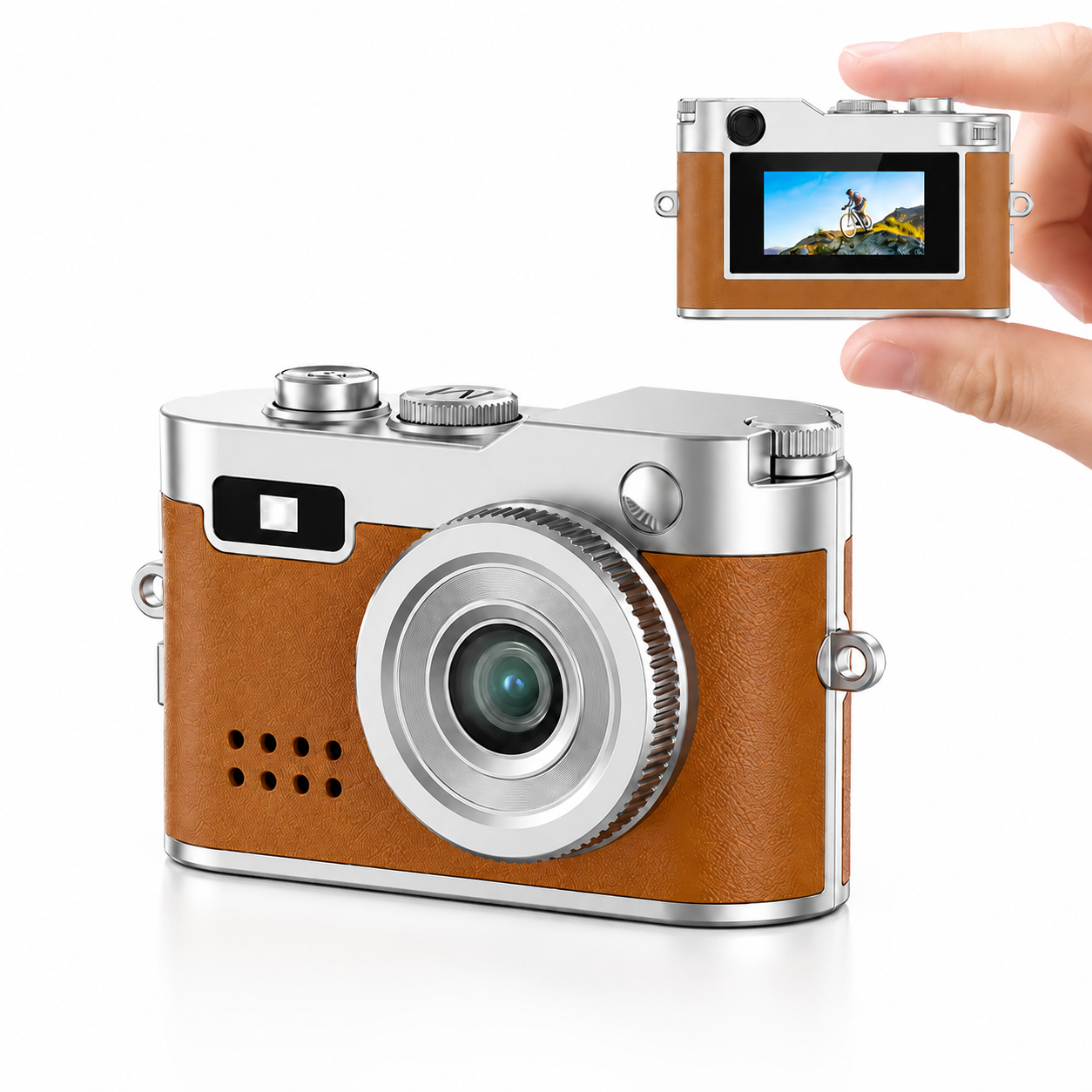 DC26 Thumb Camera 1080P Vintage Mini Camera 18g Ultra-Light USB Video Recorder
