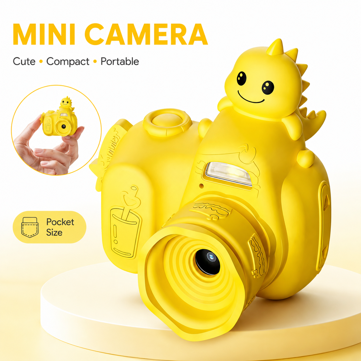 DC27C Mini Digital Camera 1080P 2MP CMOS 0.96