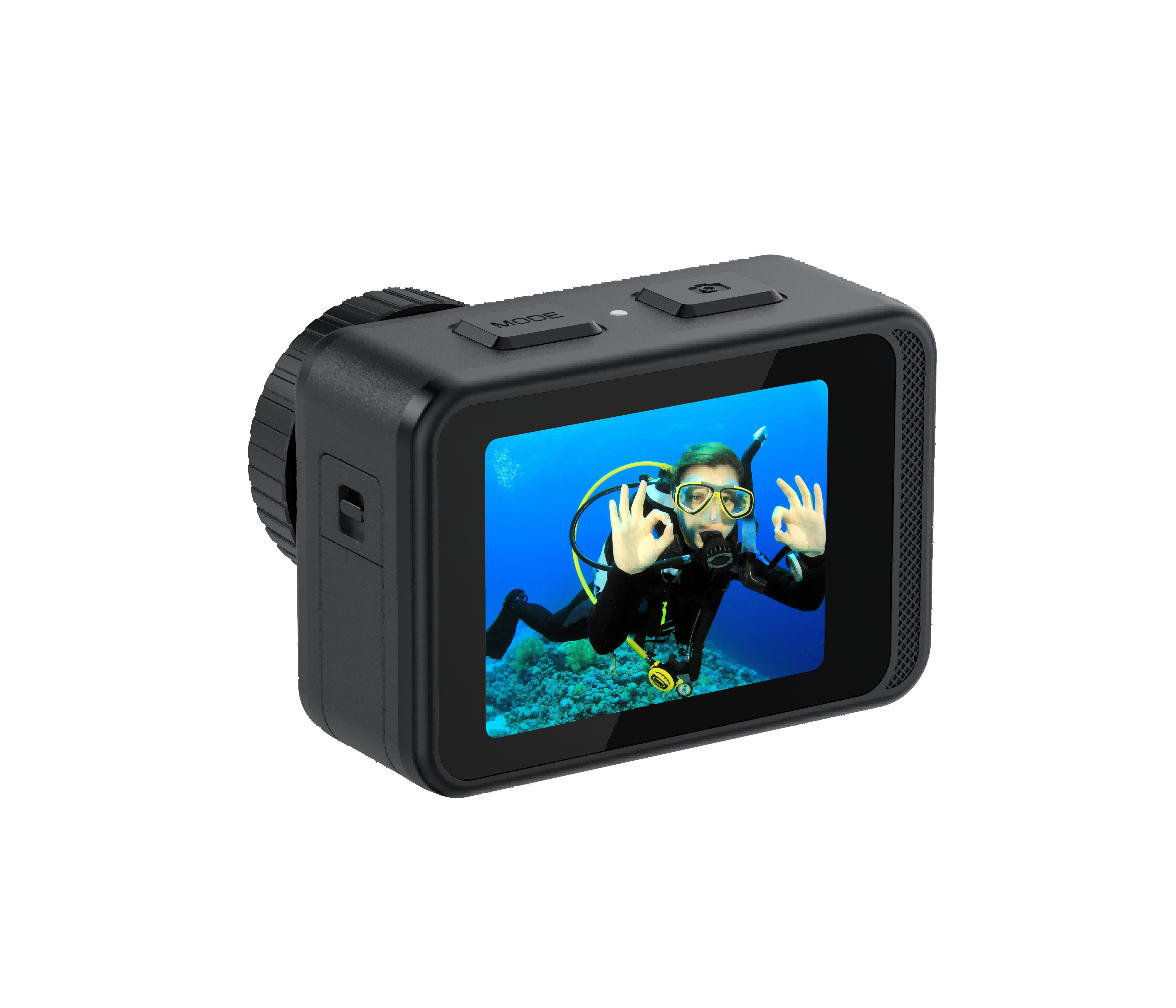 4K Dual Screen Action Camera B11 Body Waterproof 21M - Detail 4