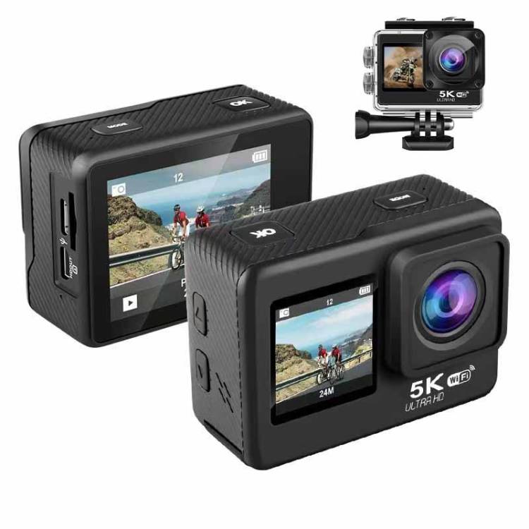 4K Dual Screen Action Camera D5 Waterproof 30M