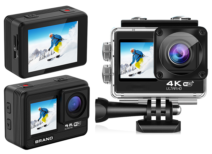 4K WiFi Action Camera D8 Waterproof 20MP - Detail 19
