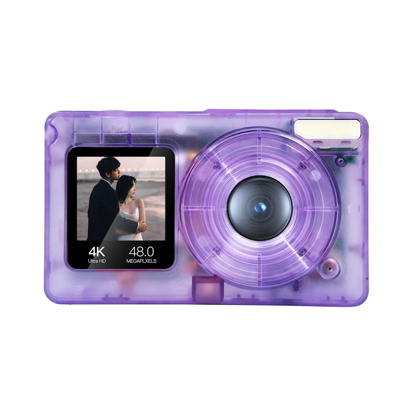 4K Dual Screen Digital Camera DC06T with Autofocus & LED Flash - Detail 2