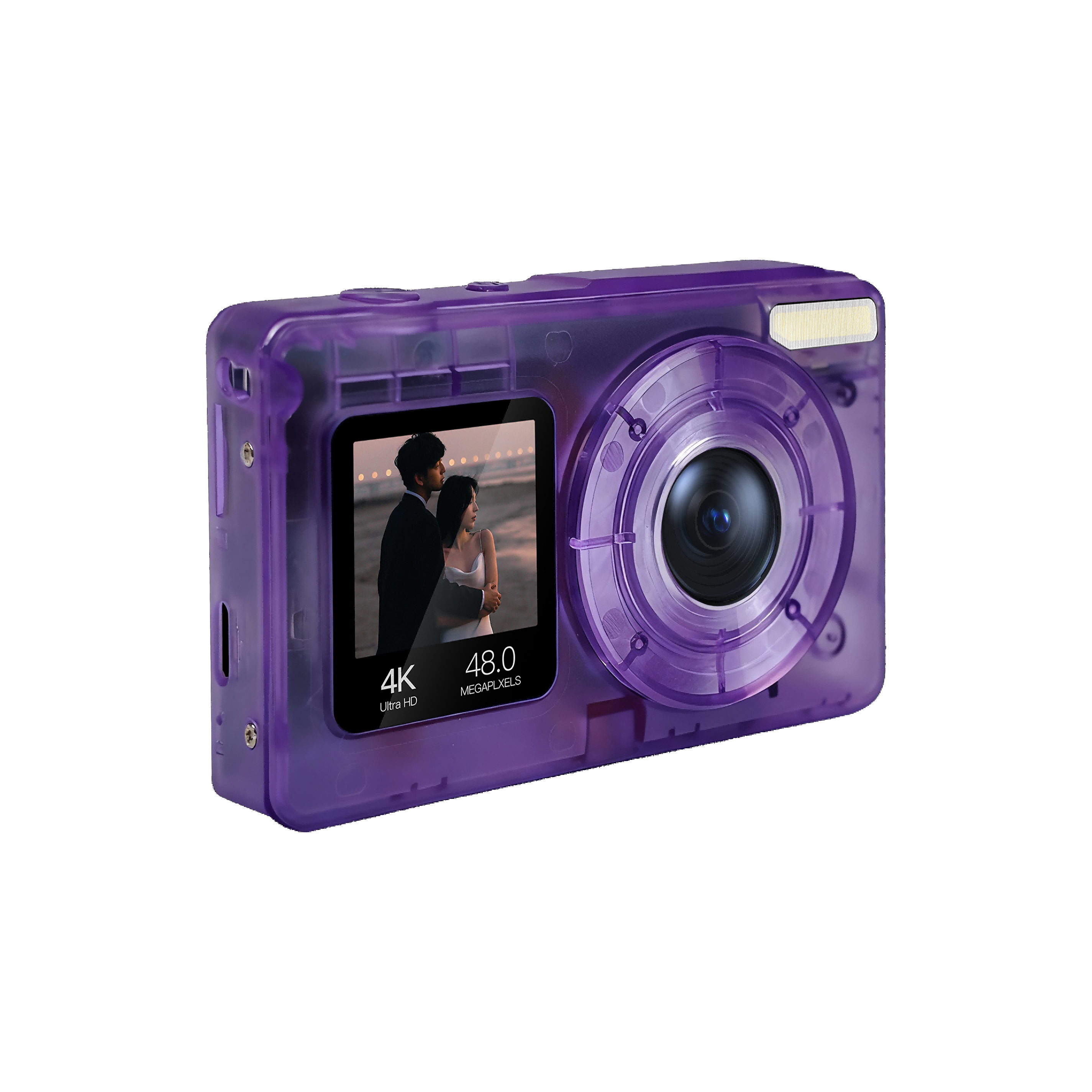 4K Dual Screen Digital Camera DC06T with Autofocus & LED Flash - Detail 5