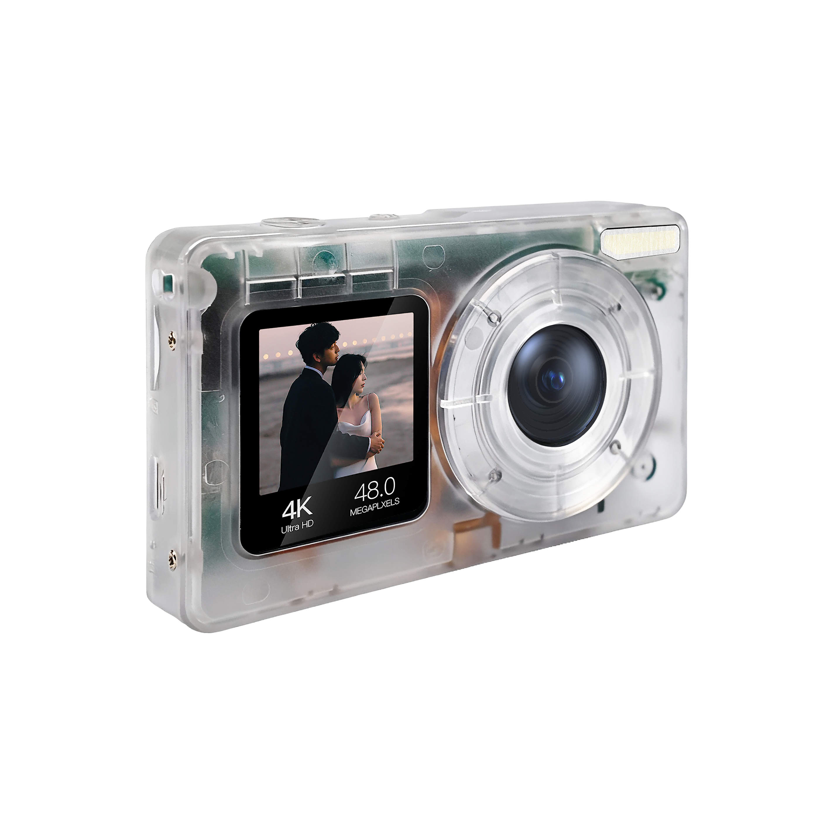 4K Dual Screen Digital Camera DC06T with Autofocus & LED Flash - Detail 10