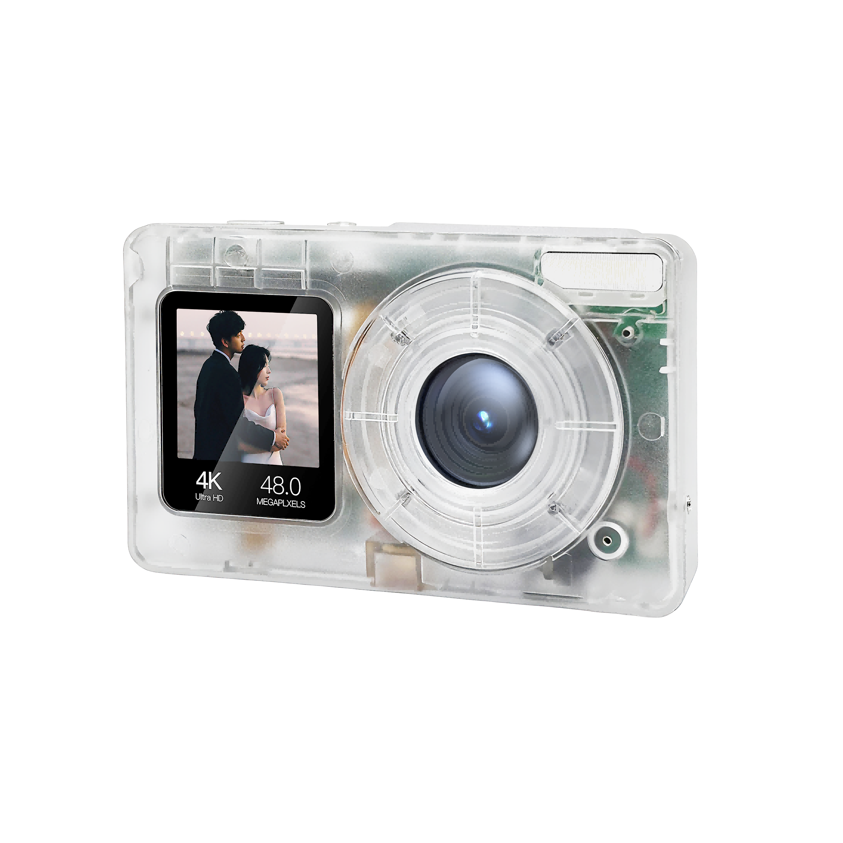 4K Dual Screen Digital Camera DC06T with Autofocus & LED Flash - Detail 11