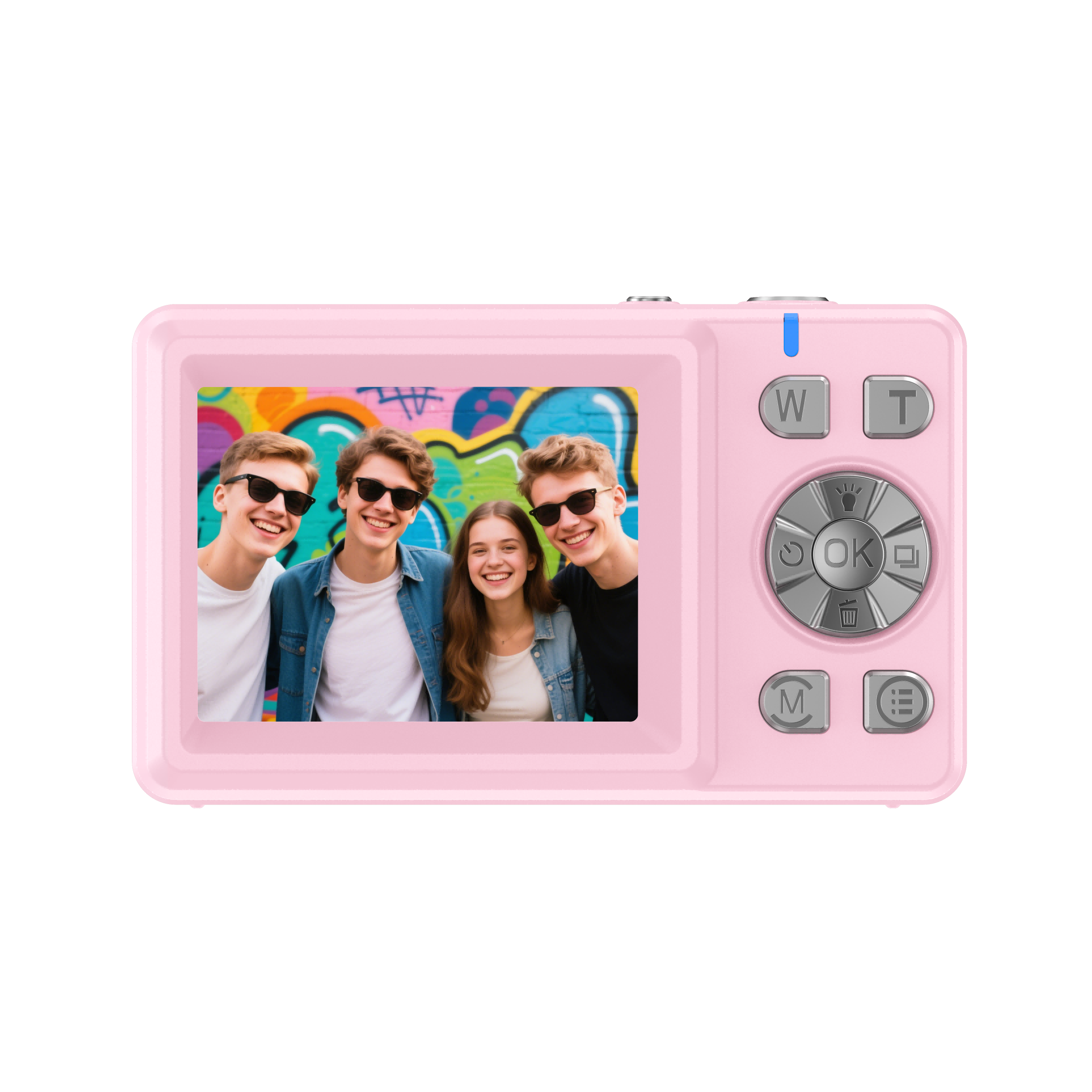 Dual Screen Kids Digital Camera DC08S 1080P with Autofocus & 18X Zoom - Detail 2