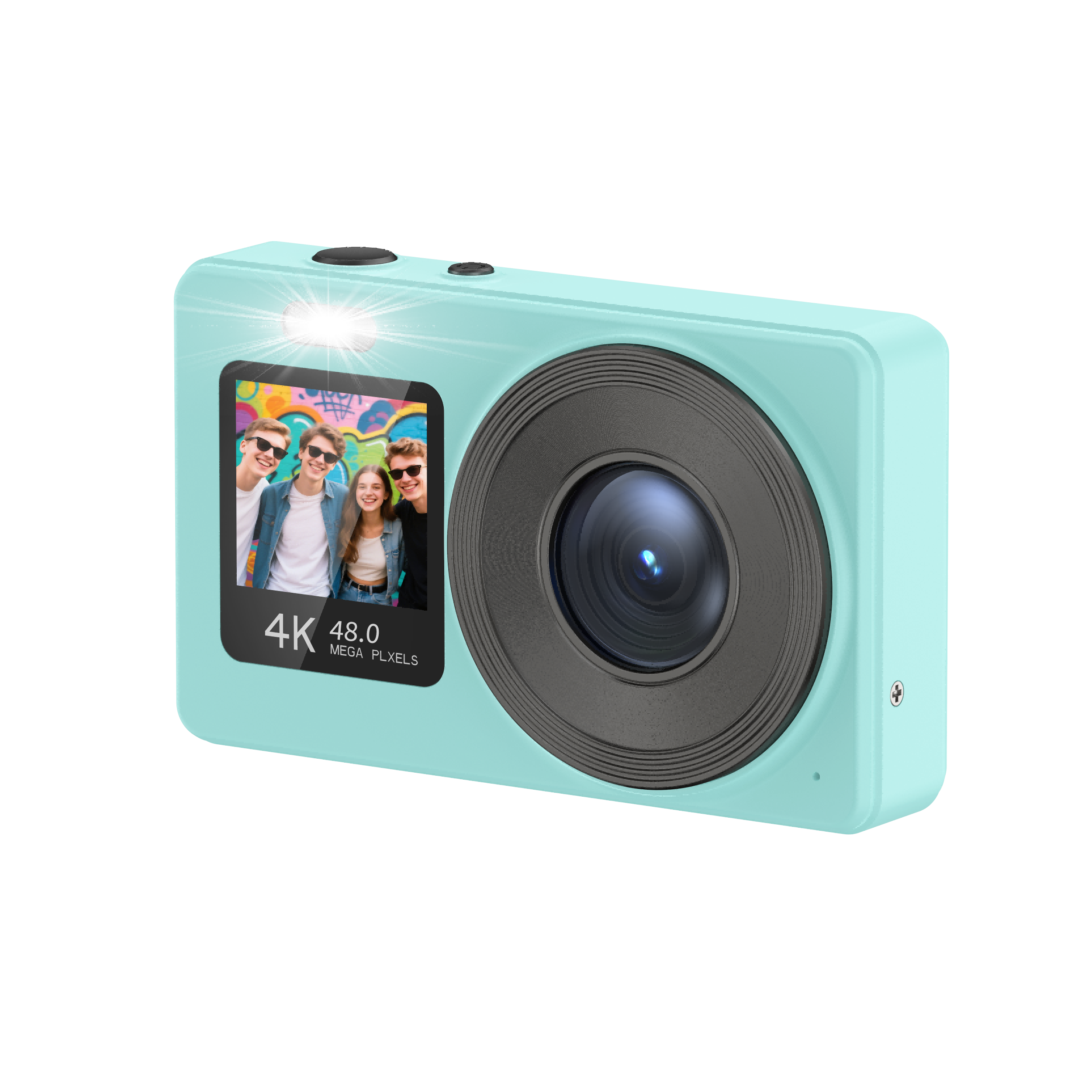 Dual Screen Kids Digital Camera DC08S 1080P with Autofocus & 18X Zoom - Detail 8