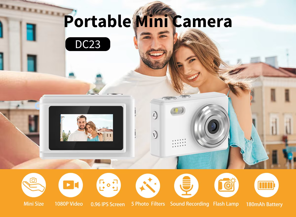 1080P Mini Thumb Camera DC23T Lightweight 18g 0.96