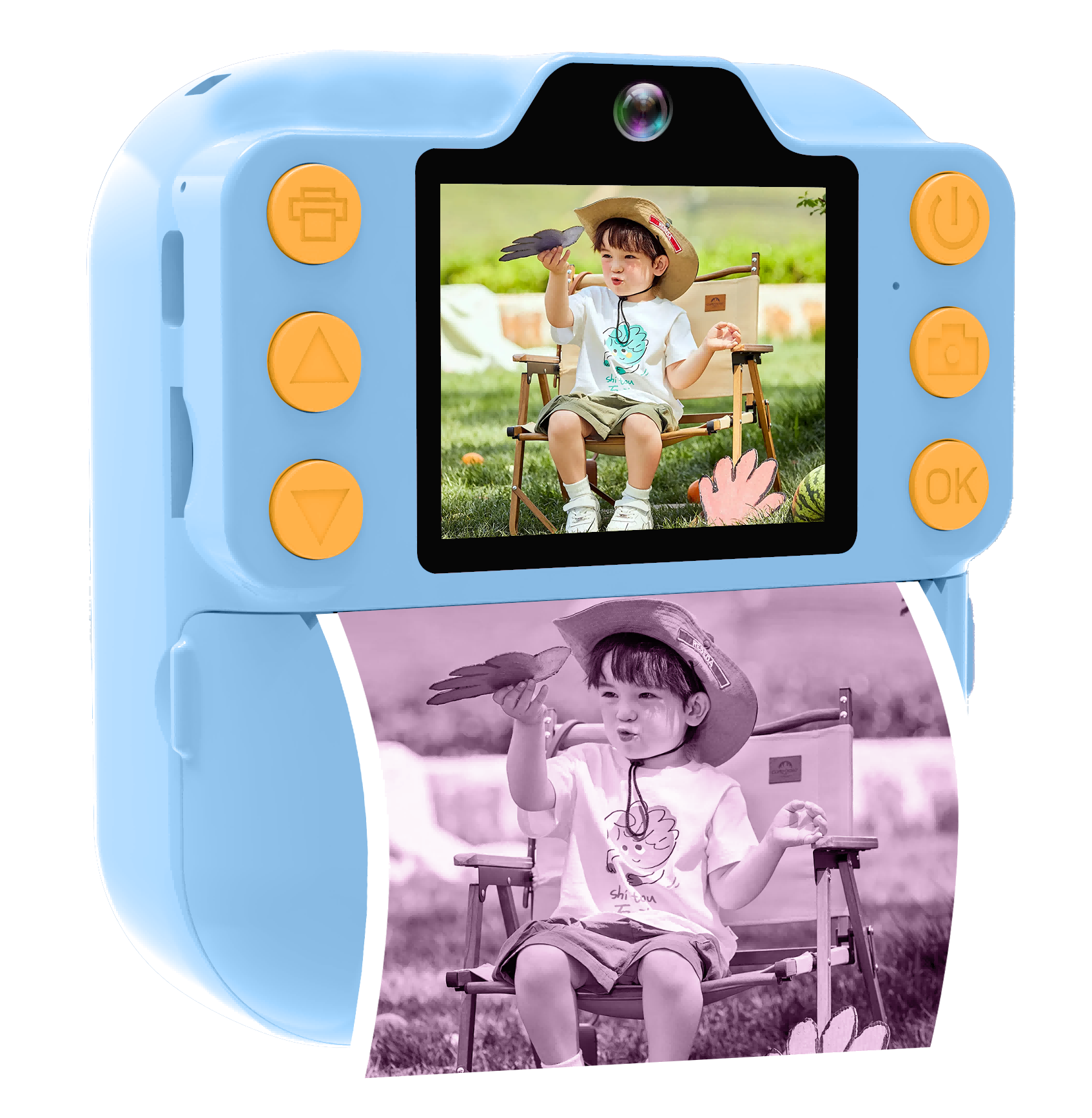 K9Pro Instant Print Camera for Kids MP3 Player Dual Lens 1080P Video - Detail 6