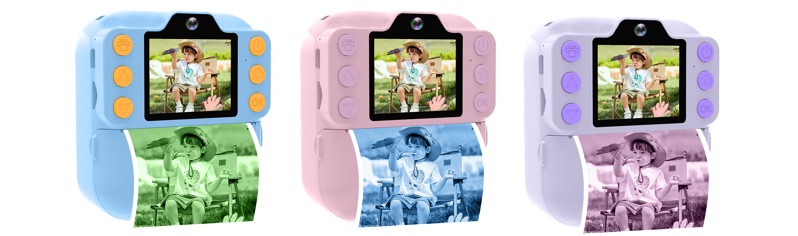 K9Pro Instant Print Camera for Kids MP3 Player Dual Lens 1080P Video - Detail 18