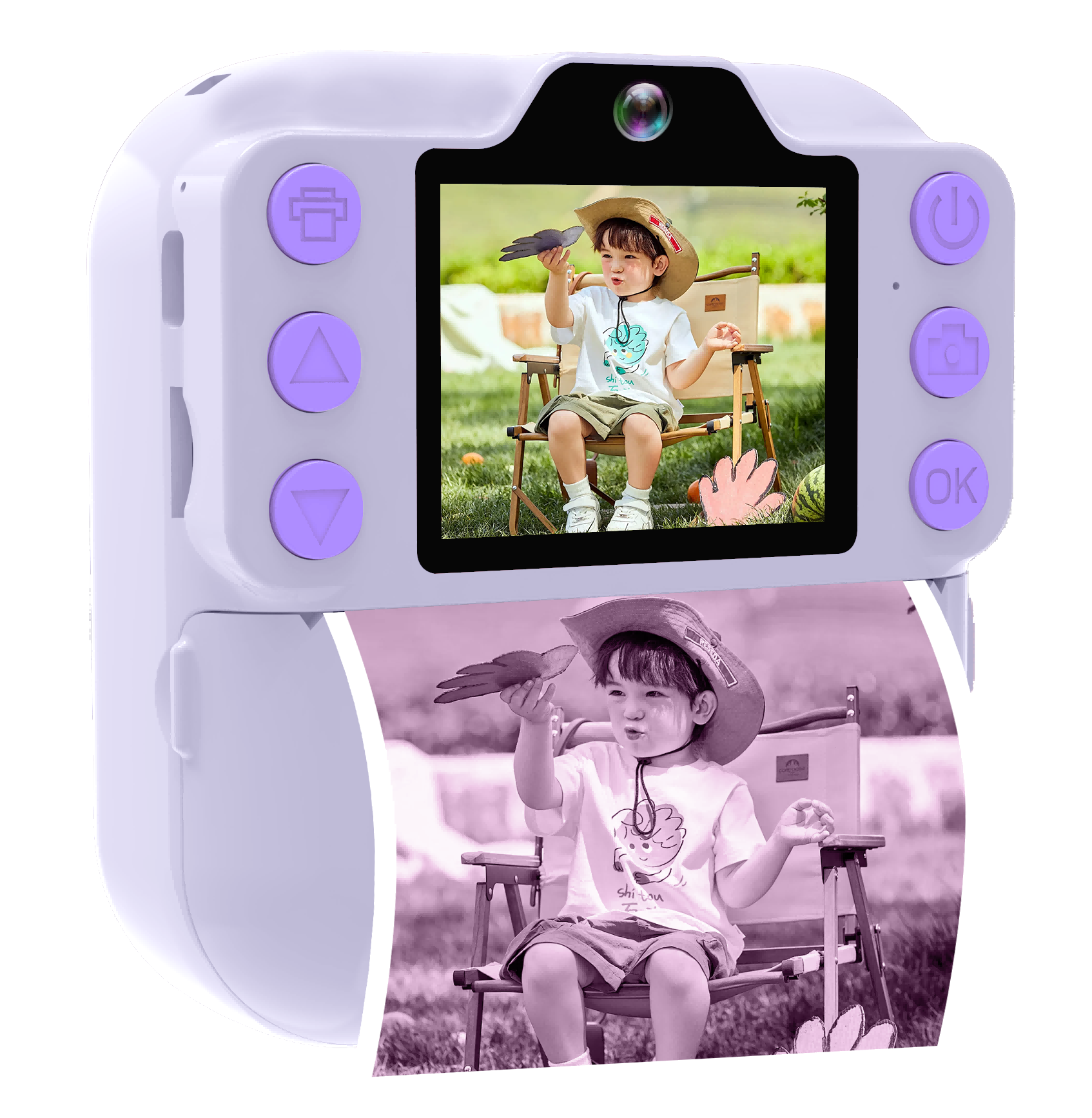 K9Pro Instant Print Camera for Kids MP3 Player Dual Lens 1080P Video - Detail 19