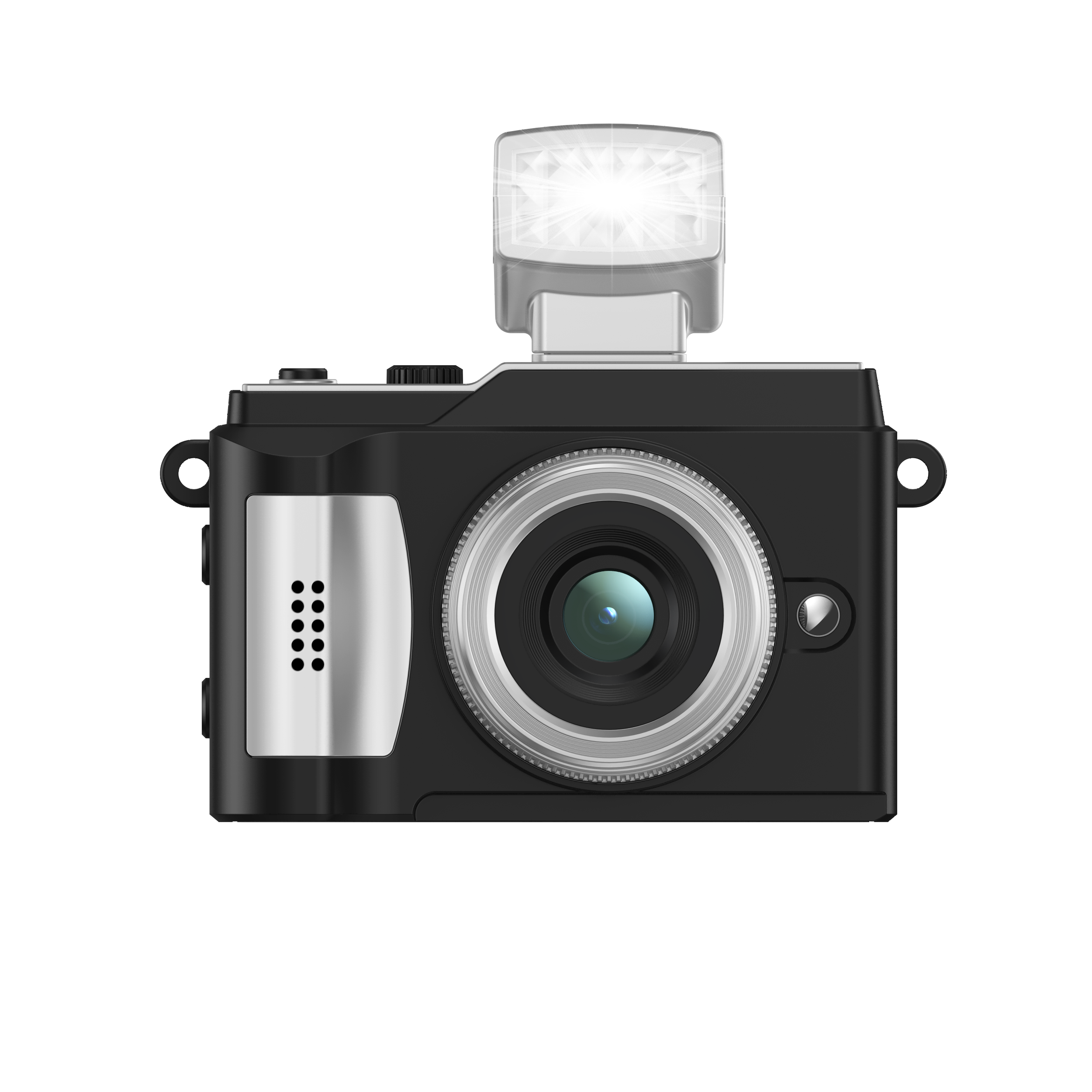 DC21 Retro Mini Camera 0.96-inch IPS Display 2MP CMOS Built in LED Flashlight 720P Pixel
